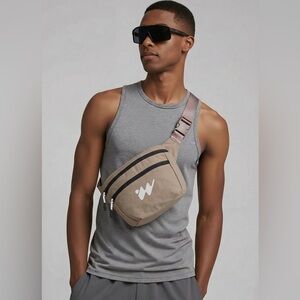 NWT Urban Outfitters 
The Without Walls Andrew Reflective Logo Crossbody Bag Men